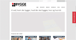 Desktop Screenshot of byggeinformation.dk