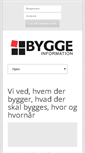 Mobile Screenshot of byggeinformation.dk